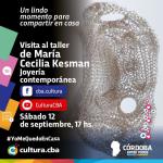 Visita al taller de María Cecilia Kesman:  joyería contemporánea