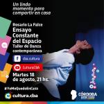 Ensayo Constante del Espacio. Taller de Danza contemporánea