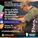 Un lindo momento para compartir en casa - Visita al taller de Adriano Steffolani