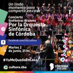 Un lindo momento para compartir en casa - Concierto Sinfónico: Brahms