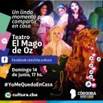 Un lindo momento para compartir en casa - El Mago de Oz  (Teatro)