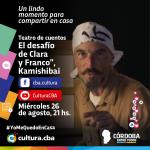 “El desafío de Clara y Franco”, Kamishibai. Teatro de cuentos