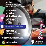Un lindo momento para compartir en casa - Visita al taller de Eduarto Otta
