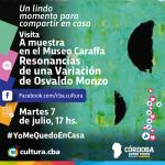 Un lindo momento para compartir en casa - Resonancias de una variación.  Visita al Caraffa