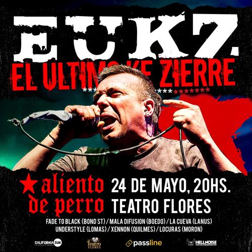 El Ultimo Ke Zierre se presenta en Argentina el martes 24 de Mayo en Teatro Flores
