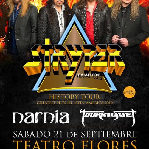 Stryper en Argentina junto a Narnia y Tourniquet