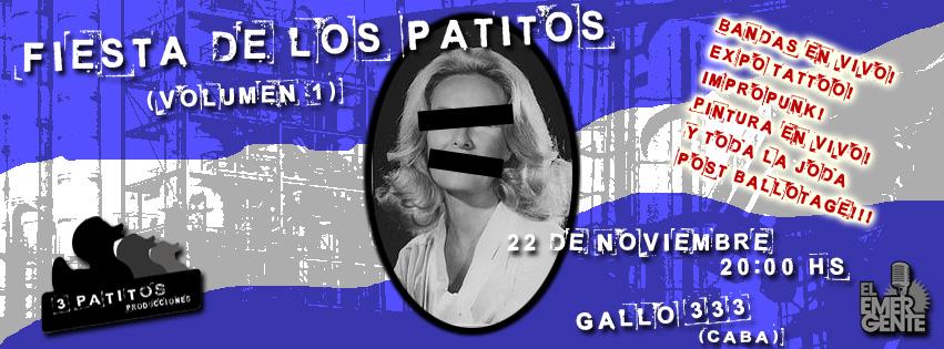 FIESTA DE LOS PATITOS - Multiartística Temática Tatoo-Punk