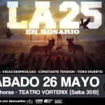 La 25 presenta nuevo disco en Rosario