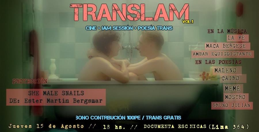 Cine + Translam - Slam de poesía trans