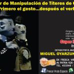 TALLER DE MANIPULACIÓN DE TÍTERES DE GUANTE   “Primero el gesto, después el verbo”