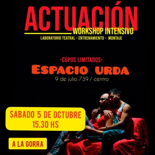 Workshop de actuación y montaje LGTB+