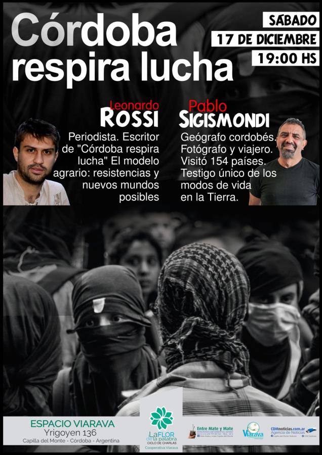 “Córdoba respira lucha”: Leonardo Rossi y Pablo Sigismondi en Capilla del Monte