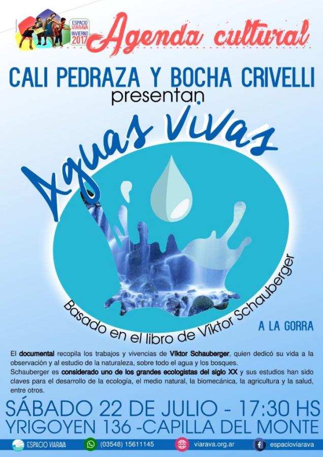 Cali Pedraza y Bocha Crivelli presentan documental ‘Aguas Vivas’