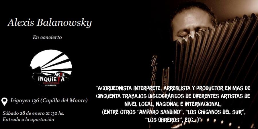 ALEXIS BALANOWSKY. Melodías del mundo.