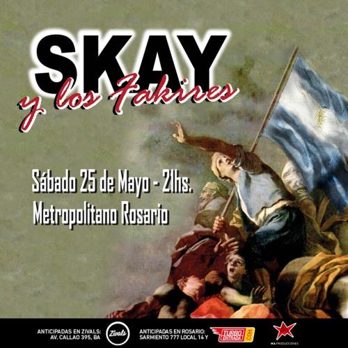 Skay y Los Fakires en Rosario